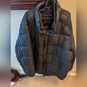 Calvin Klein Men's Black Puffer Jacket Size 3x
